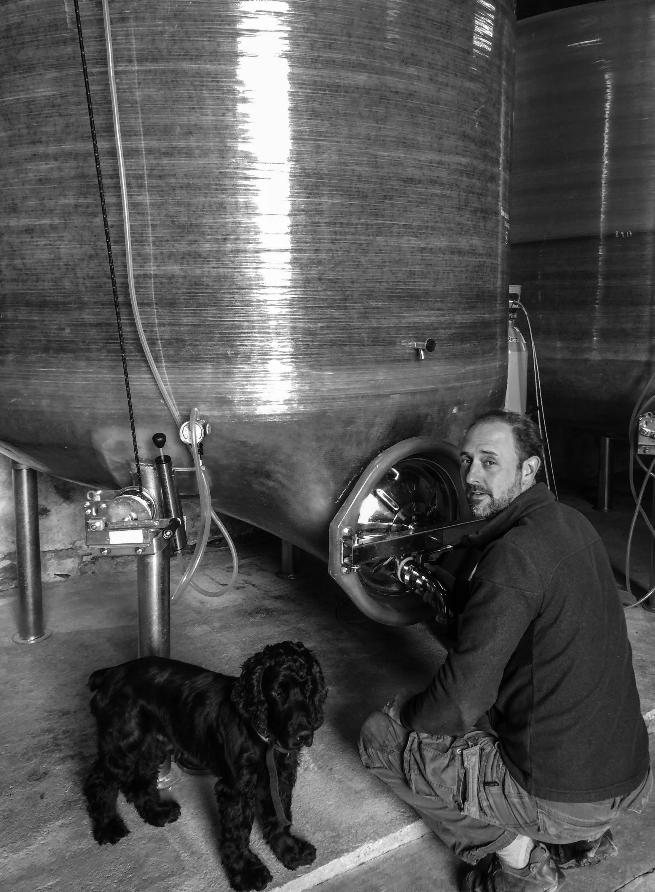 David with his dog Oliver