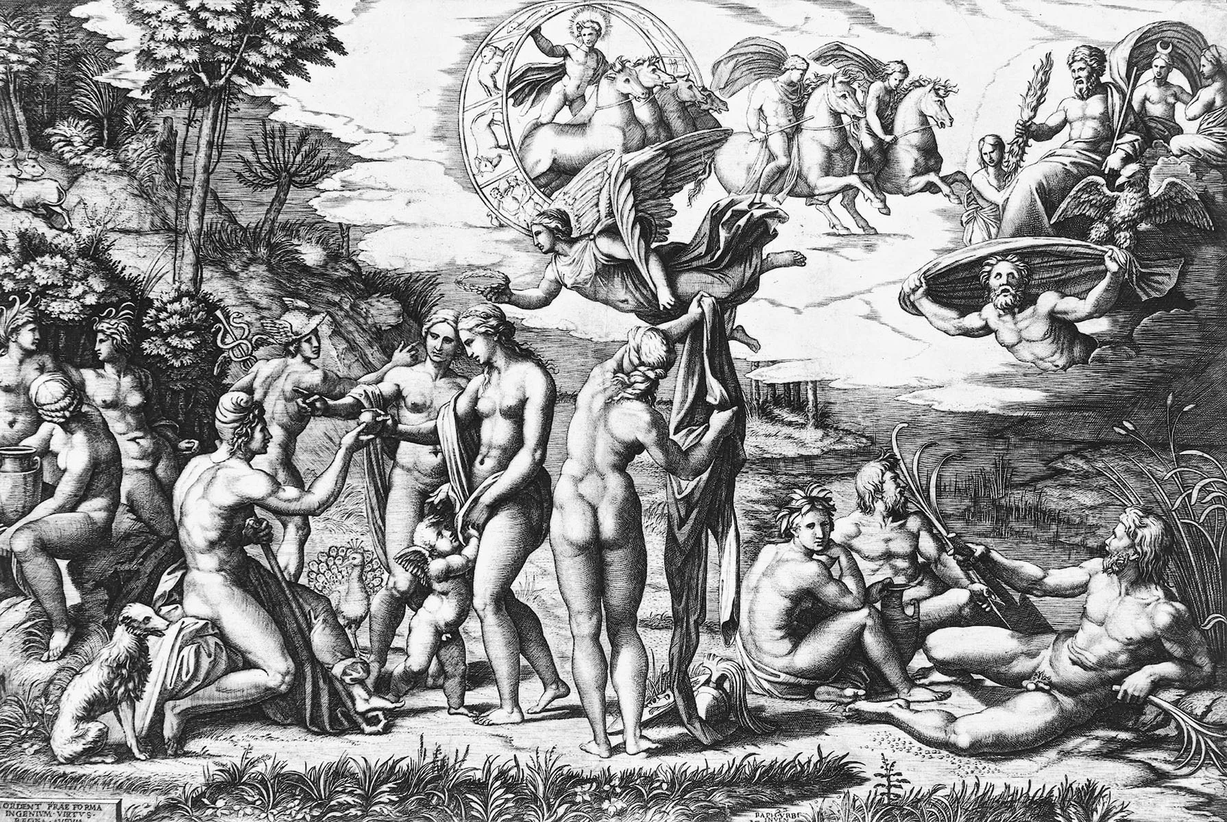 Marcantonio Raimondi - Judgement of Paris