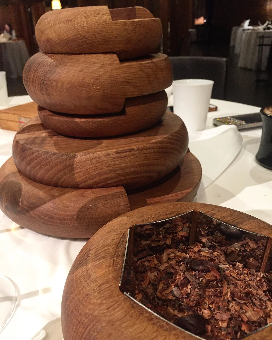 A tower of chocolates.