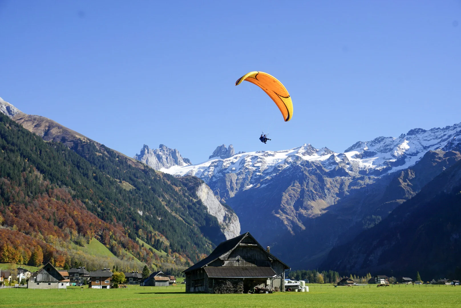 That's me, coming in for a landing! Photo credit: Alex Borsuk