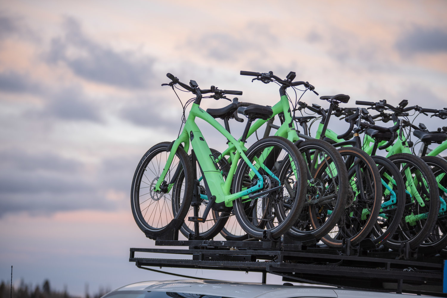 Have you ever seen so many beautiful e-bikes?