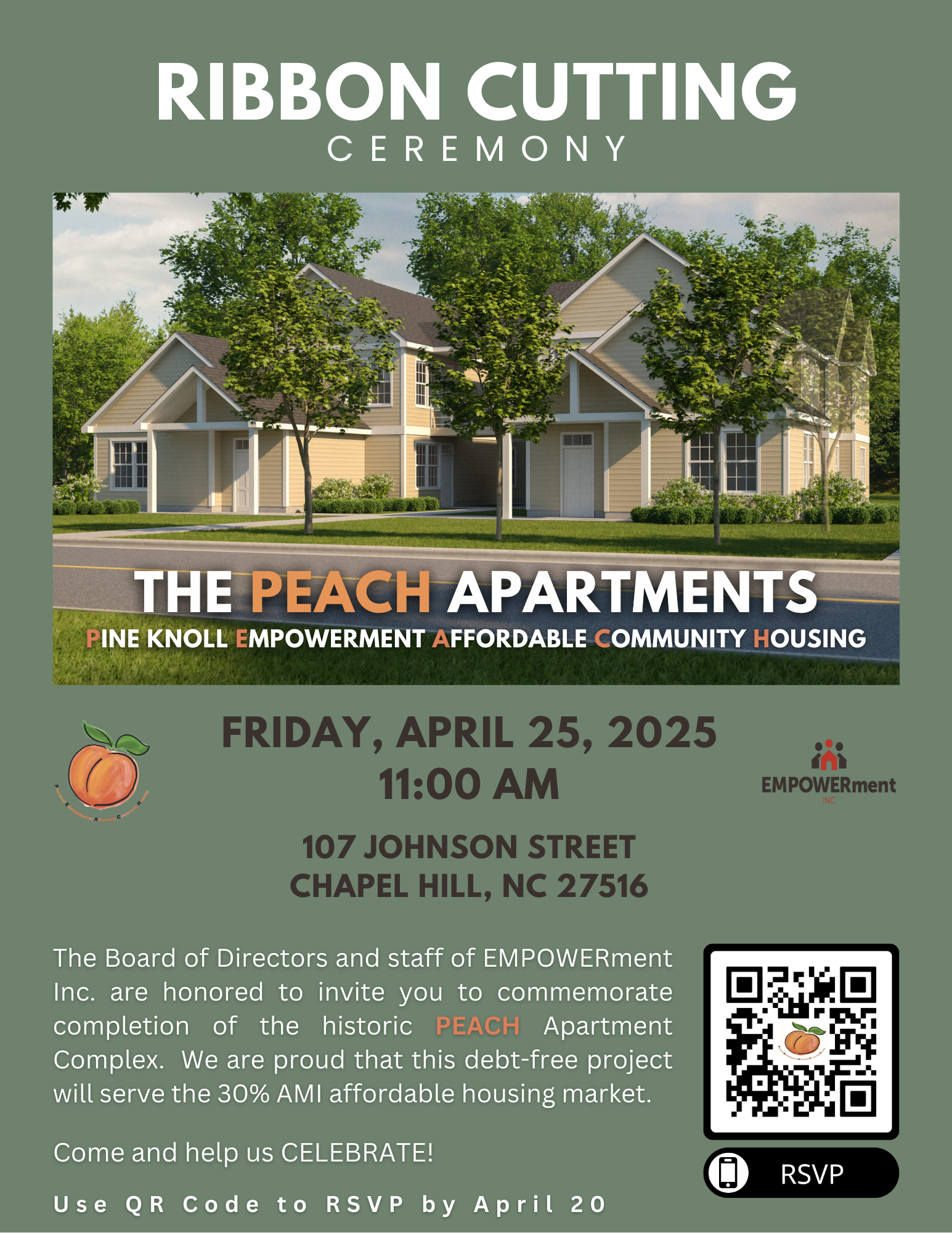 PEACH Apartments Ribbon Cutting Ceremony 