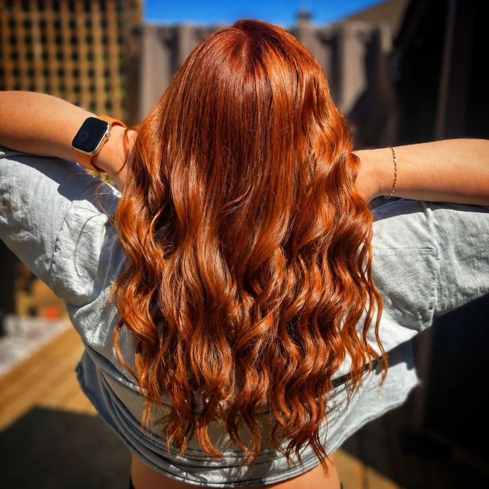 Copper Queen! 

This was initially a colour correction, @hair_by_lex___ executed a perfect finish with this stunning transformation.  I&rsquo;m obsessed! 

Colour: @joicocanada lumishine
Styling tools: @dysonbeauty