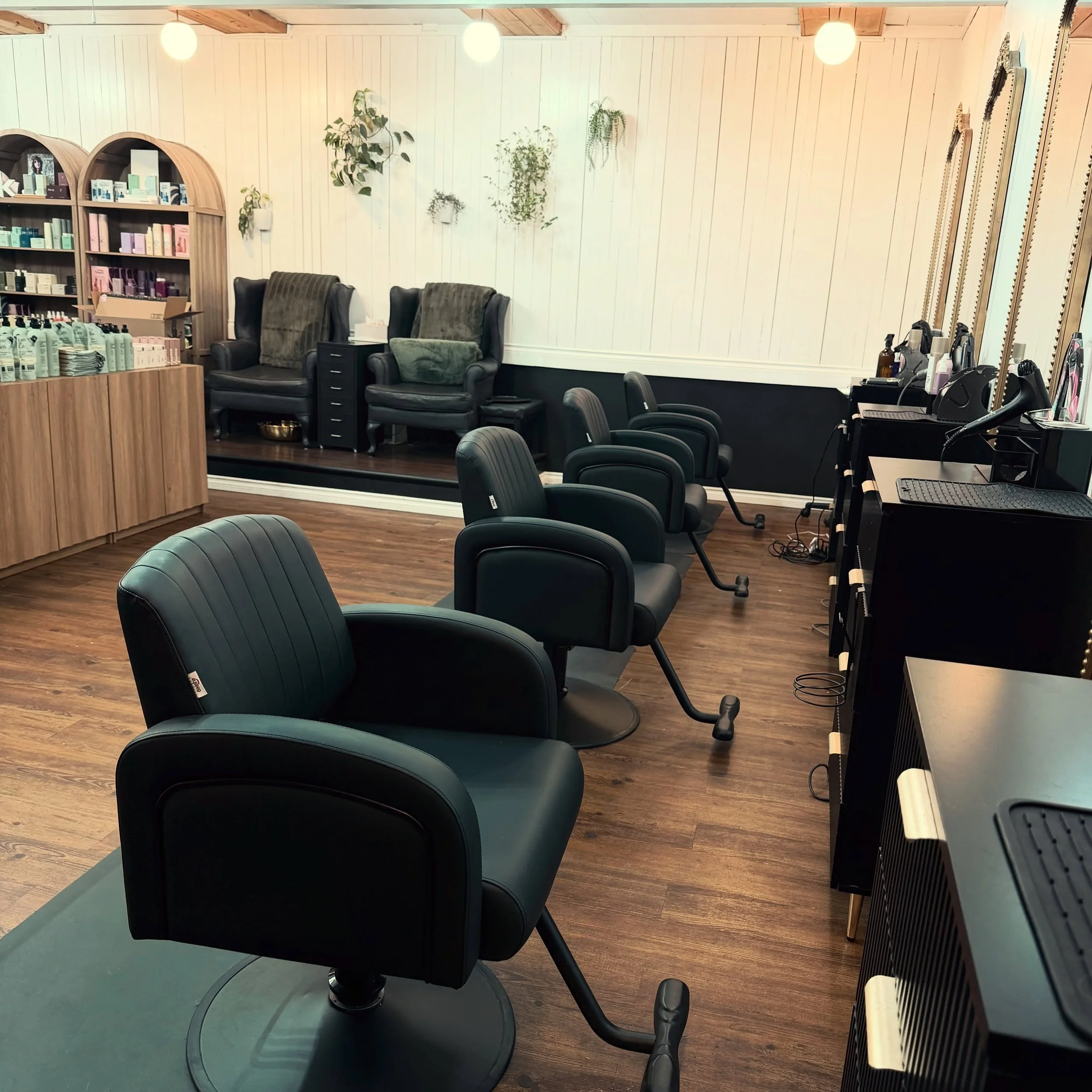 It&rsquo;s slowly coming together.  There&rsquo;s a long to do list, but we&rsquo;re making headway one check mark at a time.  We can&rsquo;t wait for you to see all the beautiful products we&rsquo;re introducing to the space. 

#salonlife #homedecor