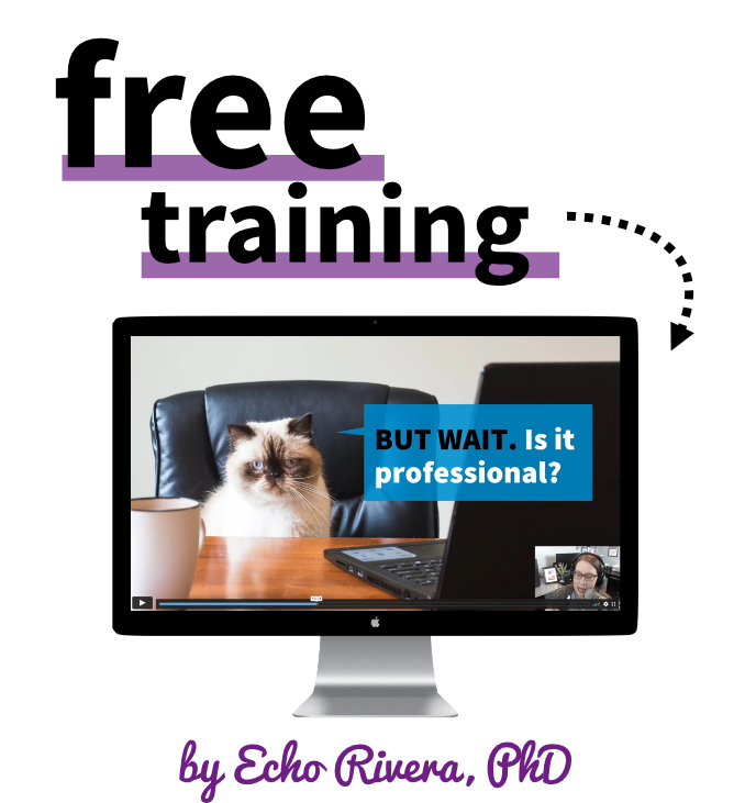 free presentation training by Dr Echo Rivera