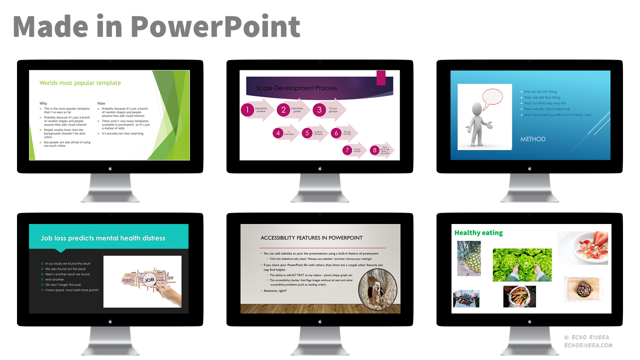 Powerpoint presentation tips by Dr Echo Rivera