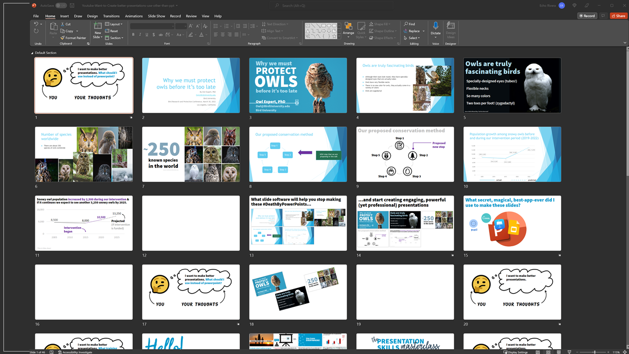 So, you want to make better presentations and need to know what