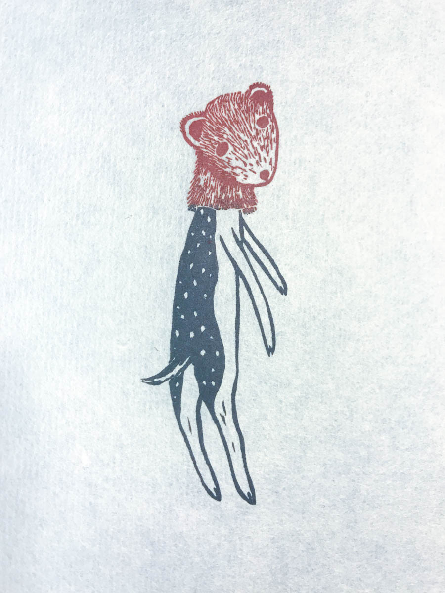 Woodcut by Sylvia Taylor