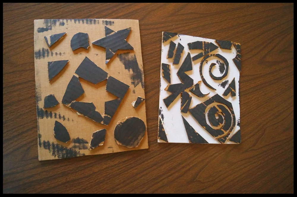 Cardboard Block Printing — Grinnell Area Arts Council