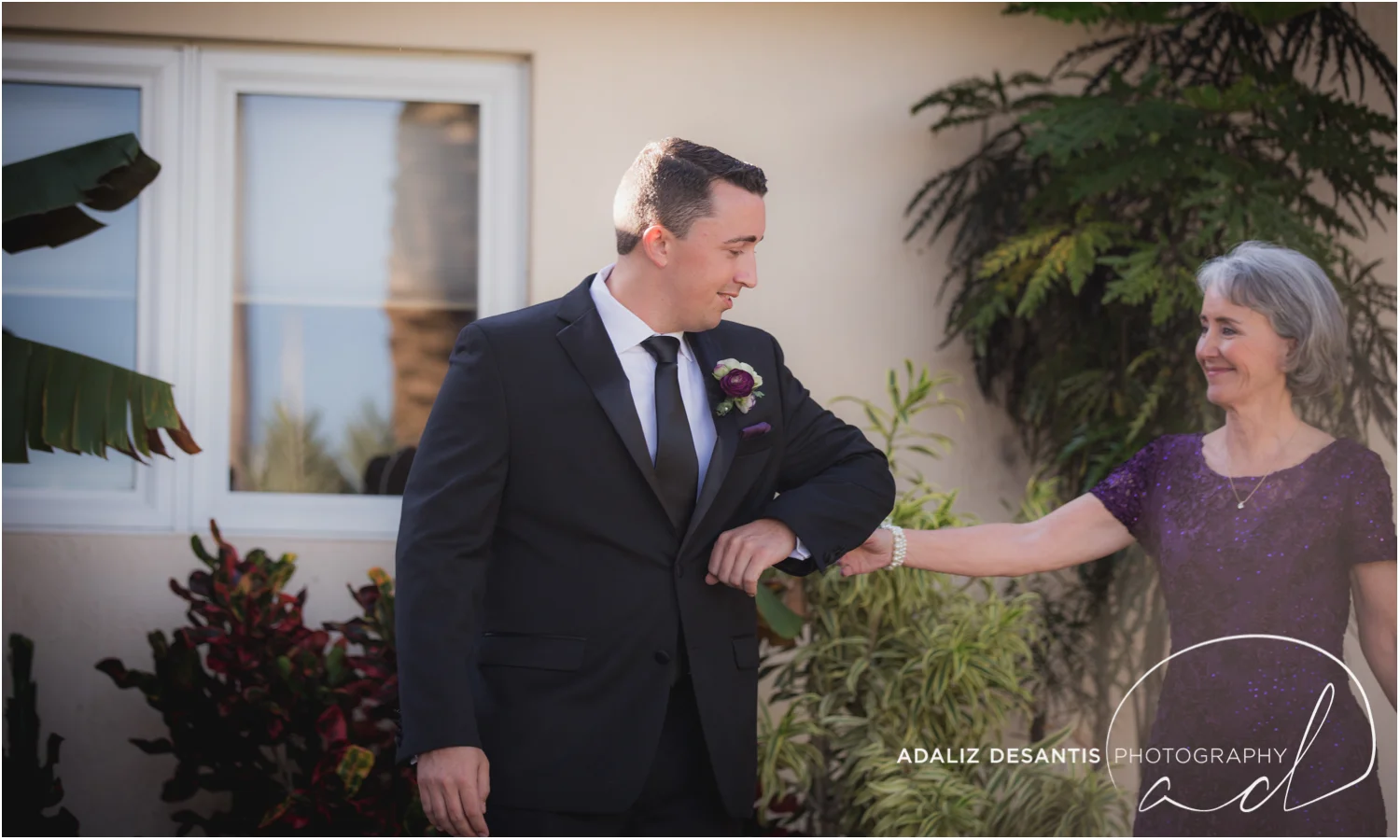 Fort Lauderdale Shady Banks Purple Wedding-29