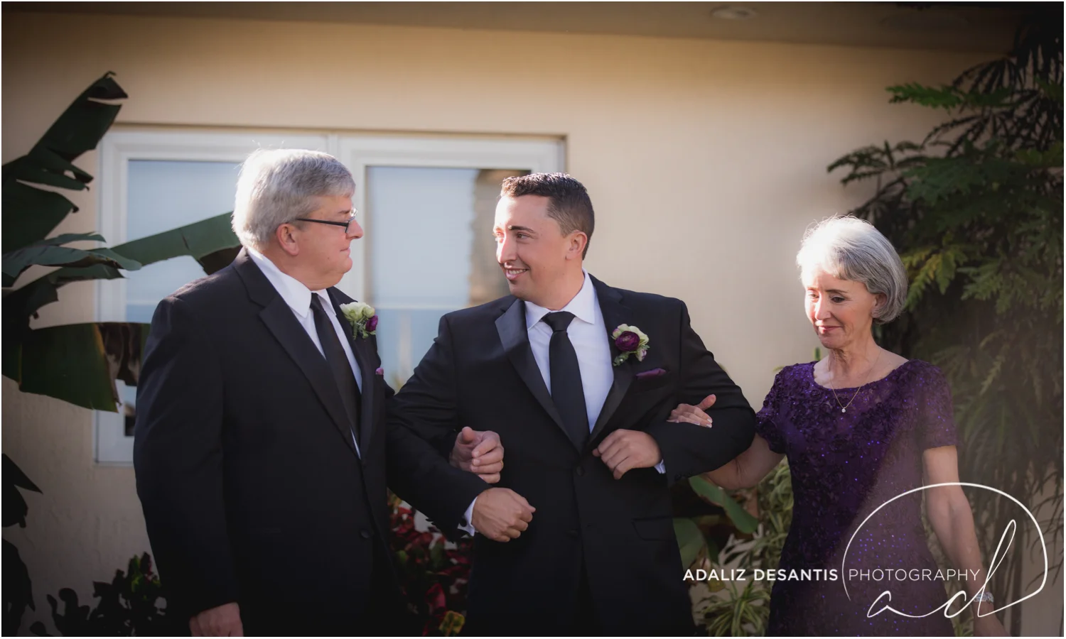 Fort Lauderdale Shady Banks Purple Wedding-30
