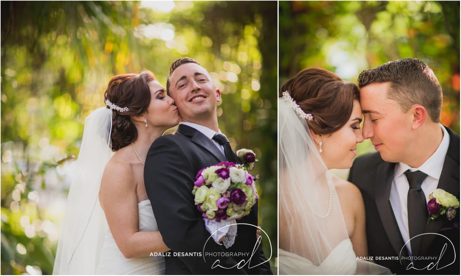 Fort Lauderdale Shady Banks Purple Wedding-54
