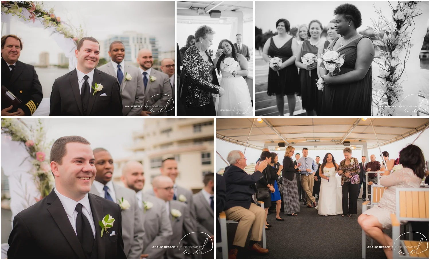 Taylor and amanda Indiana Fort Lauderdale Sun Dream yacht charter wedding 9