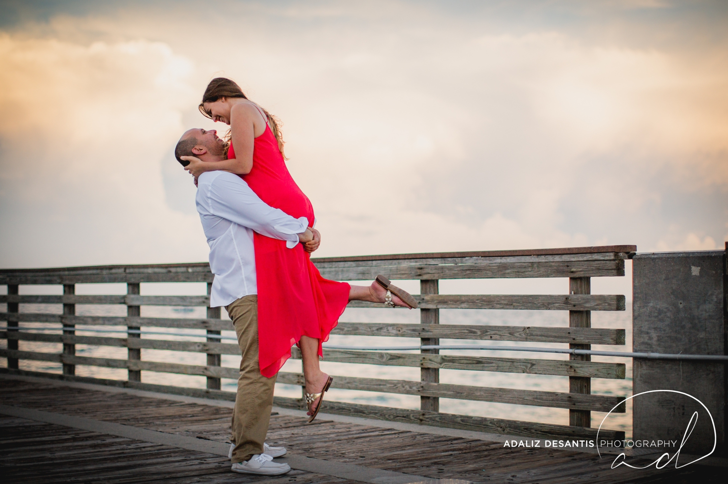 Gaby Aaron Engagement Session South Florida Dania Beach PIer Summer Love Destination Engaged 15.jpg