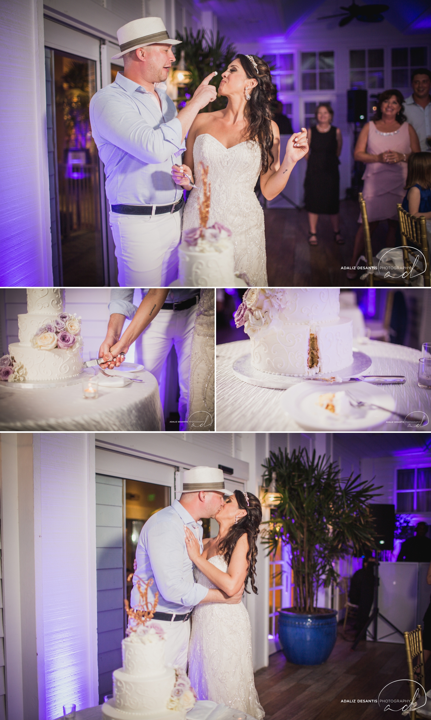 Carmen Alex palms hotel spa miami beach destination wedding lavender roses cuban cigar England cuba bride rose gold elegant Maggie Sottero Badgley Mischka 20.jpg