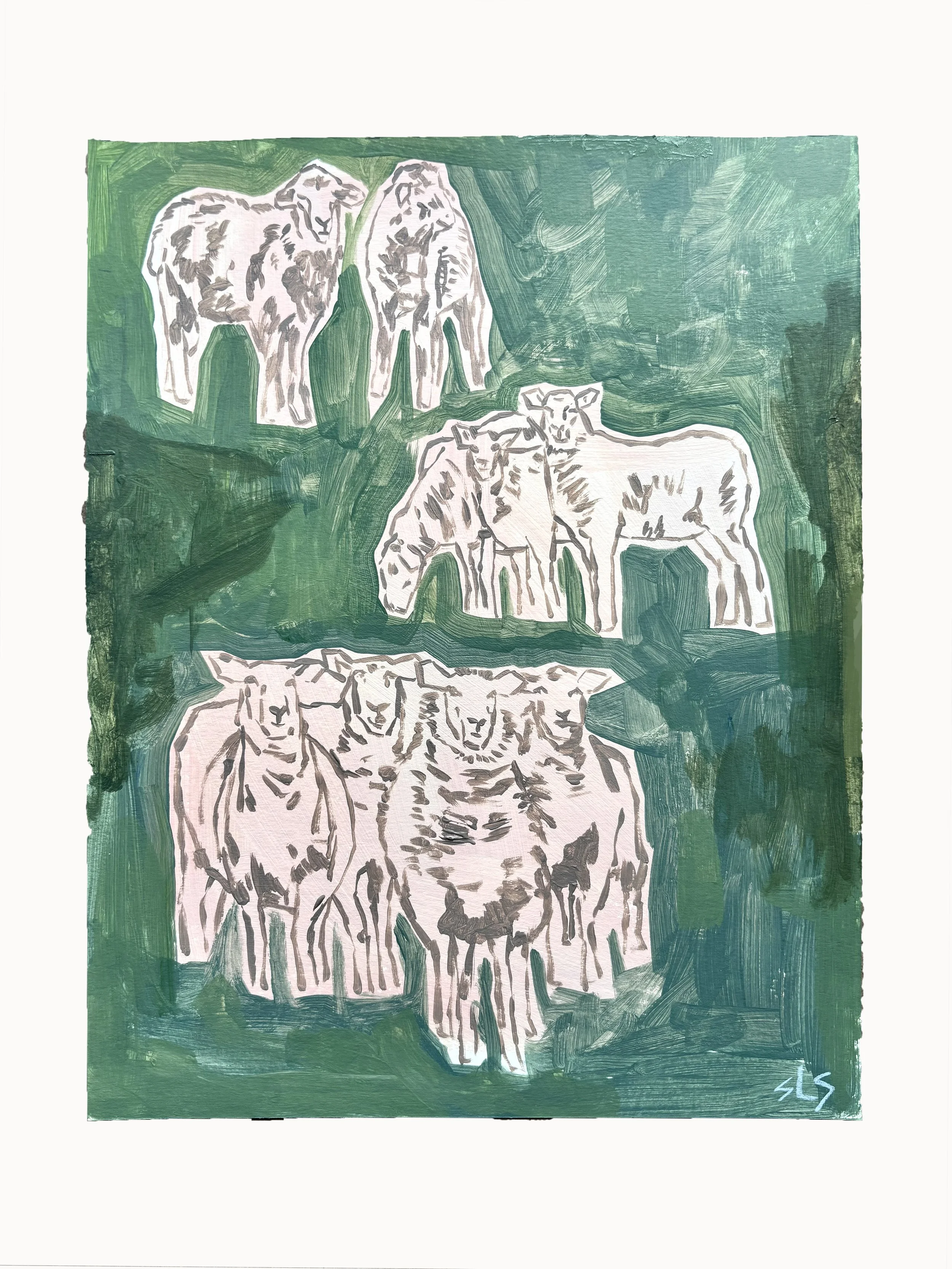 "Out to Graze" - 11x14