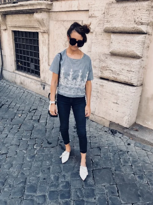 My haggard hair and sloped shoulders are byproducts of the pain that I had put my feet in. But you can't see the pain in my face because I wear the largest sunglasses known to man.