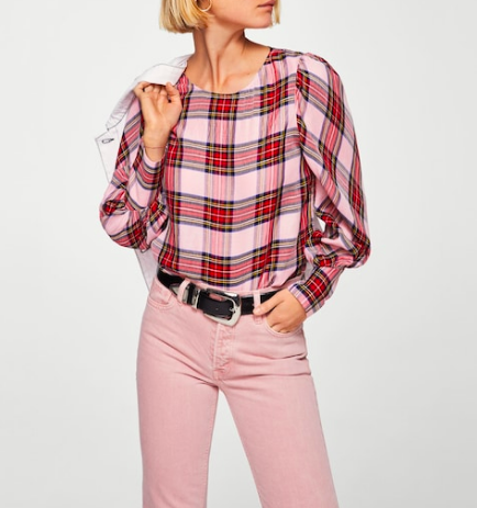 Yes please! This Mango blouse is perfect with skirts and always stylish with jeans. This top can easily be dressed up with heels, a blazer and a statement necklace!