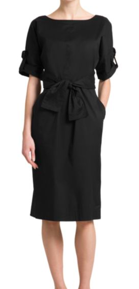 Donna Karan: Waist Tie Dress : Do you have your Go-To LBD? This one will DEFinitely highlight your waistline (as long as you’re not an apple body type). It can easily go casual to dressy. If you want to add a little color, just add a colorful plaid scarf and a camel blazer. So chic, comfy, and flattering!