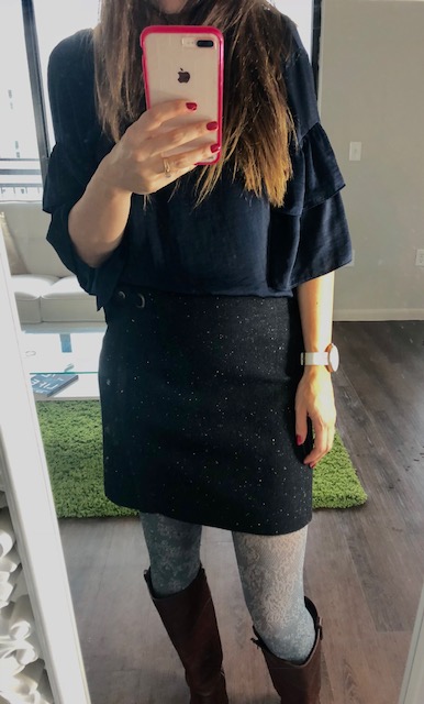 Ruffles!! Such a an easy way to add some femininity to your Look! Just like fur, you can have a simple outfit and let these bring the stylish vibe.