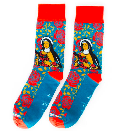 Sock Religious How fun are these?!?! These are perfect for women to wear in their boots or use around the house to keep your tootsie’s cozy. But let’s not forget the men! These are perfect to add that sneakey pop of color to their neutral colored outfits.