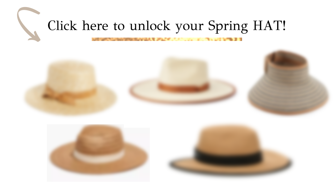 Top Off Spring with the Perfect Hat — Meghan Ashley Styling