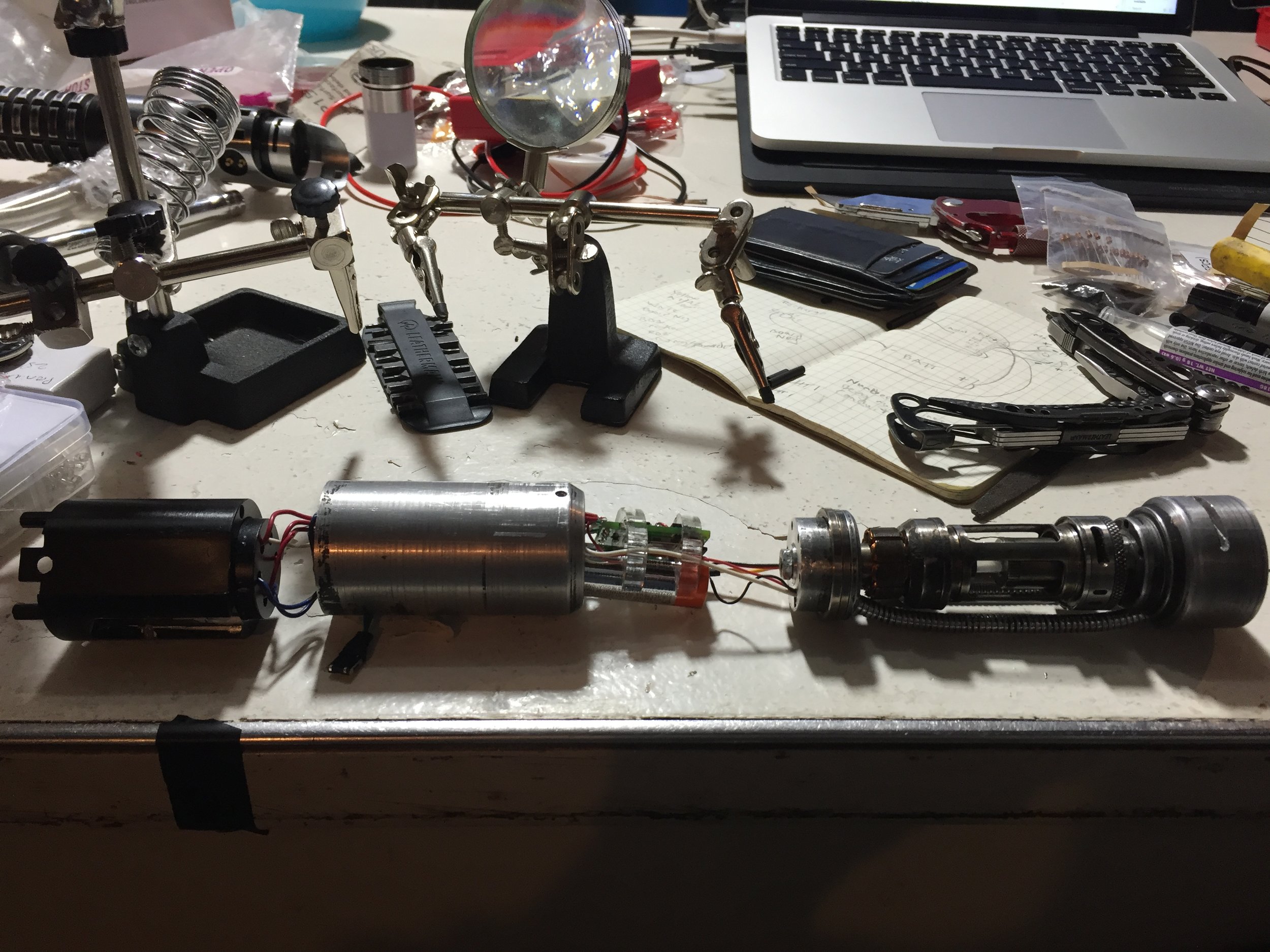 All wired up.