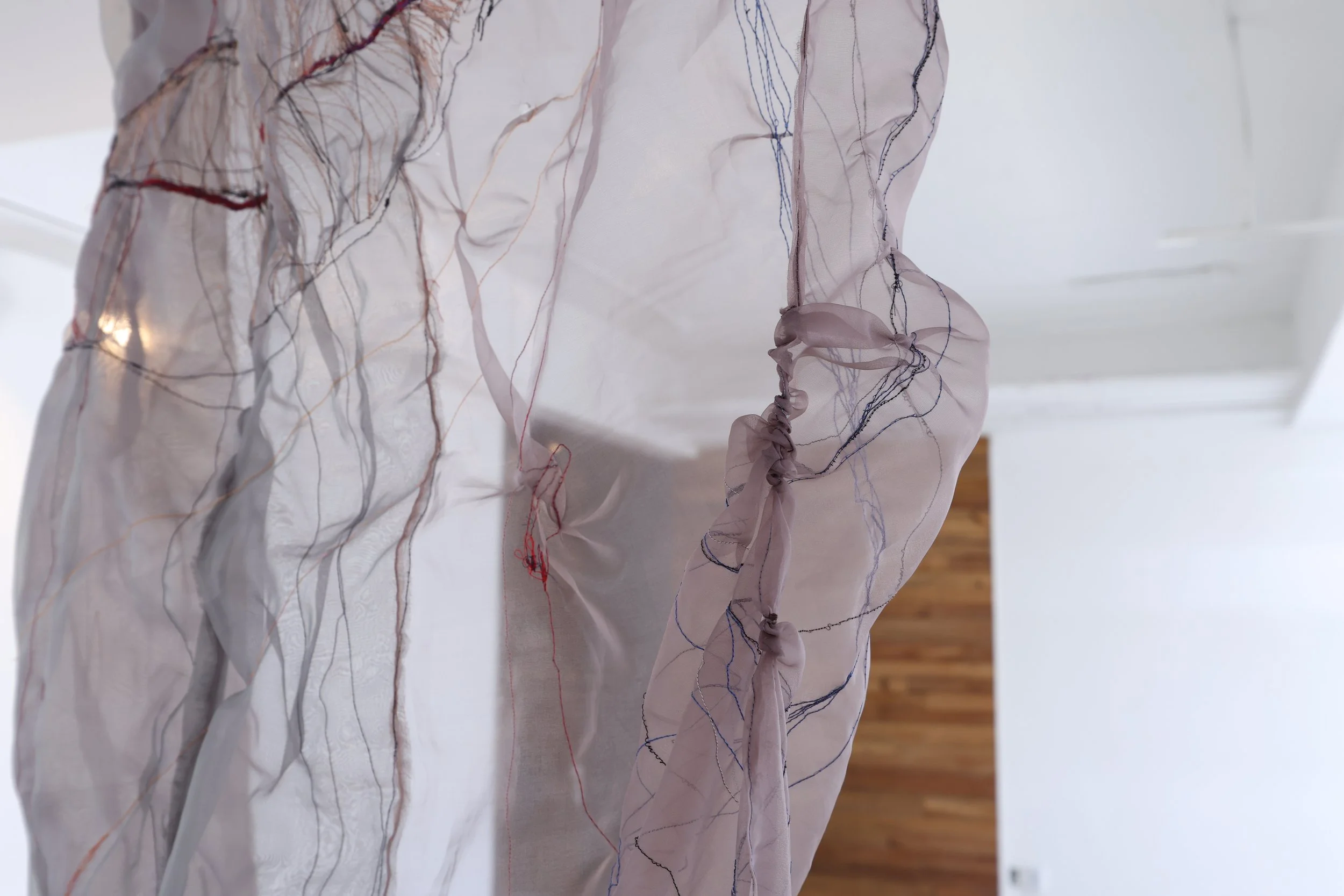  I use hand stitching as well when the sewing machine alone can't fix or recover what has gone off course. It’s a way of responding, sometimes instinctively, sometimes intentionally, depending on the moment. Hand stitching adds a different rhythm and