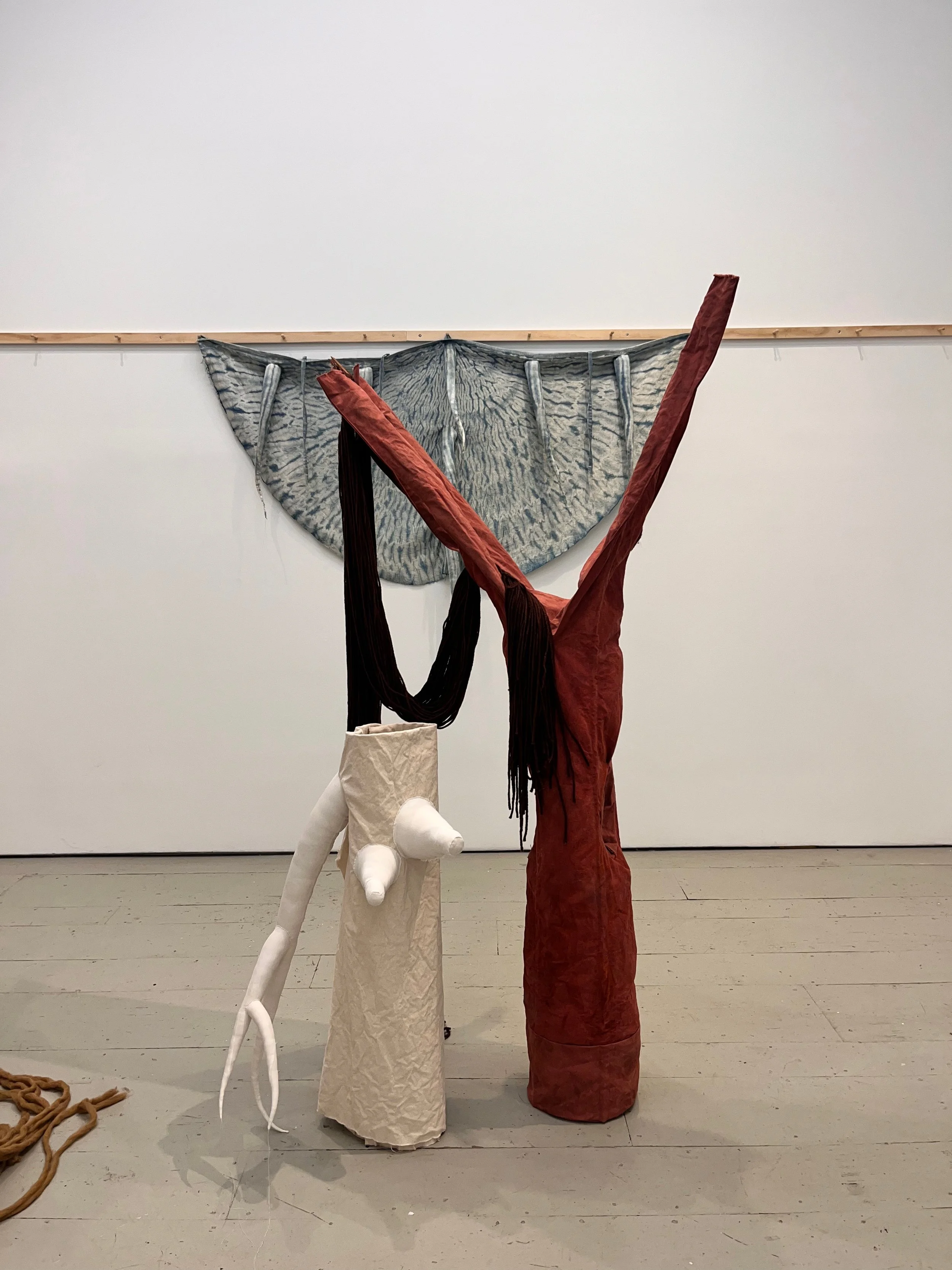 Horns, Holes, Skins, and Branches exhibition image, Klaus von Nichtssagend Gallery.