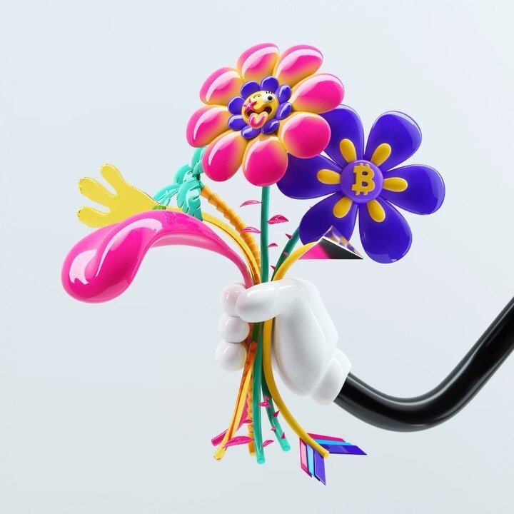 Fresh collabo with my bro @vexx / 2D meets 3D 🤩🌸🥀 April 16 @niftygateway  1:30/2PM ET > SWIPE 4 SAUCE 

#3D #nft #cryptoart #c4d #zbrush #art #digital #surreal