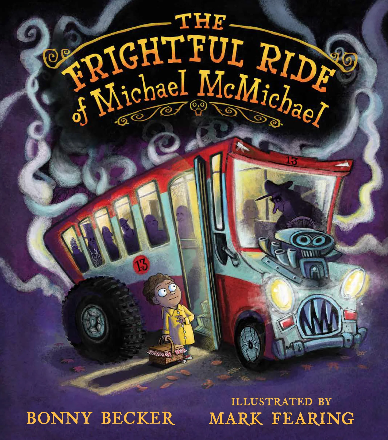 This is the cover of the book. Too scary for you!? I hope not, it's actually a very funny read.