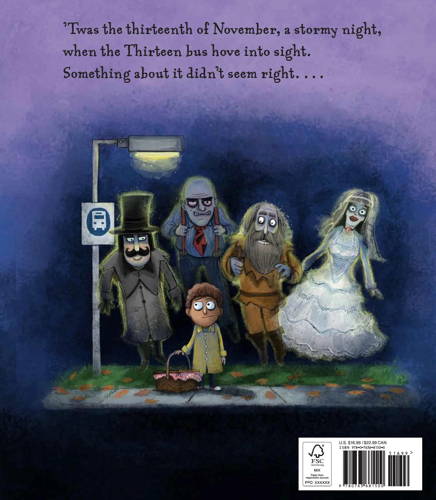 The Back of the book. Ghosts and ghouls!