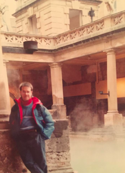 December, 1990 - Greg in Bath, England - before he got sick