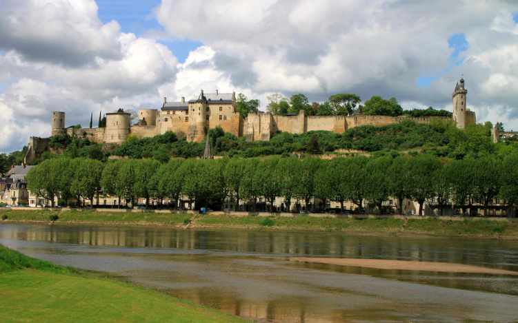 Chateau de Chinon in the Loire Valley - we are staying very close by in Beaumont-en-Véron