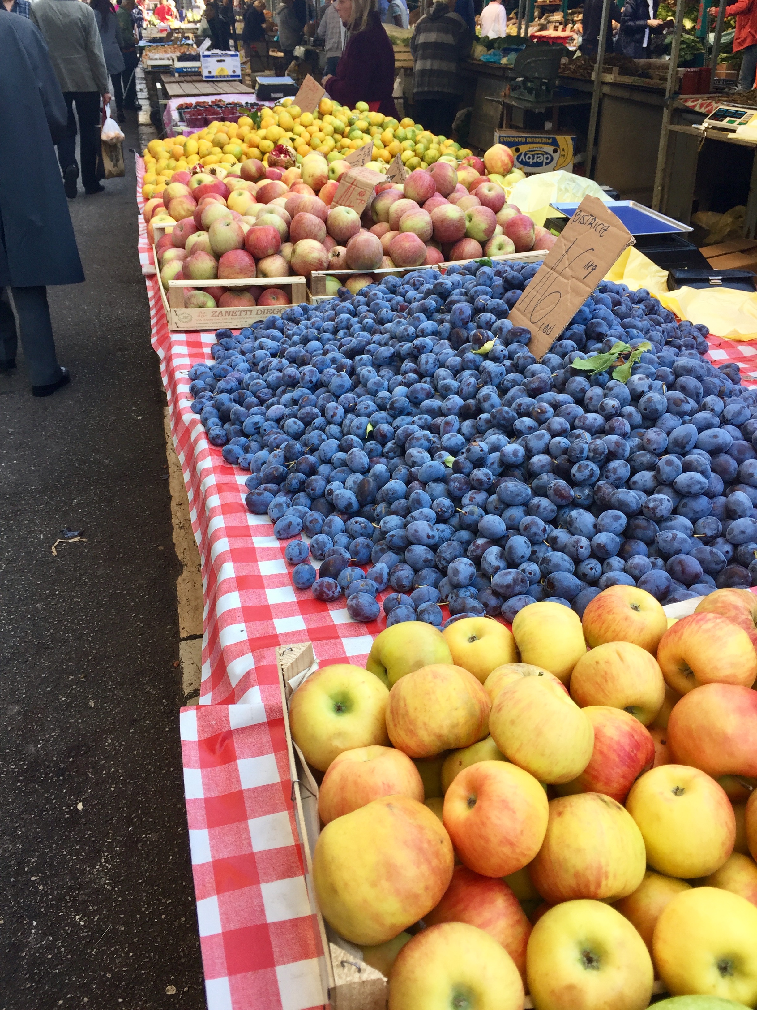 Fresh produce at the market