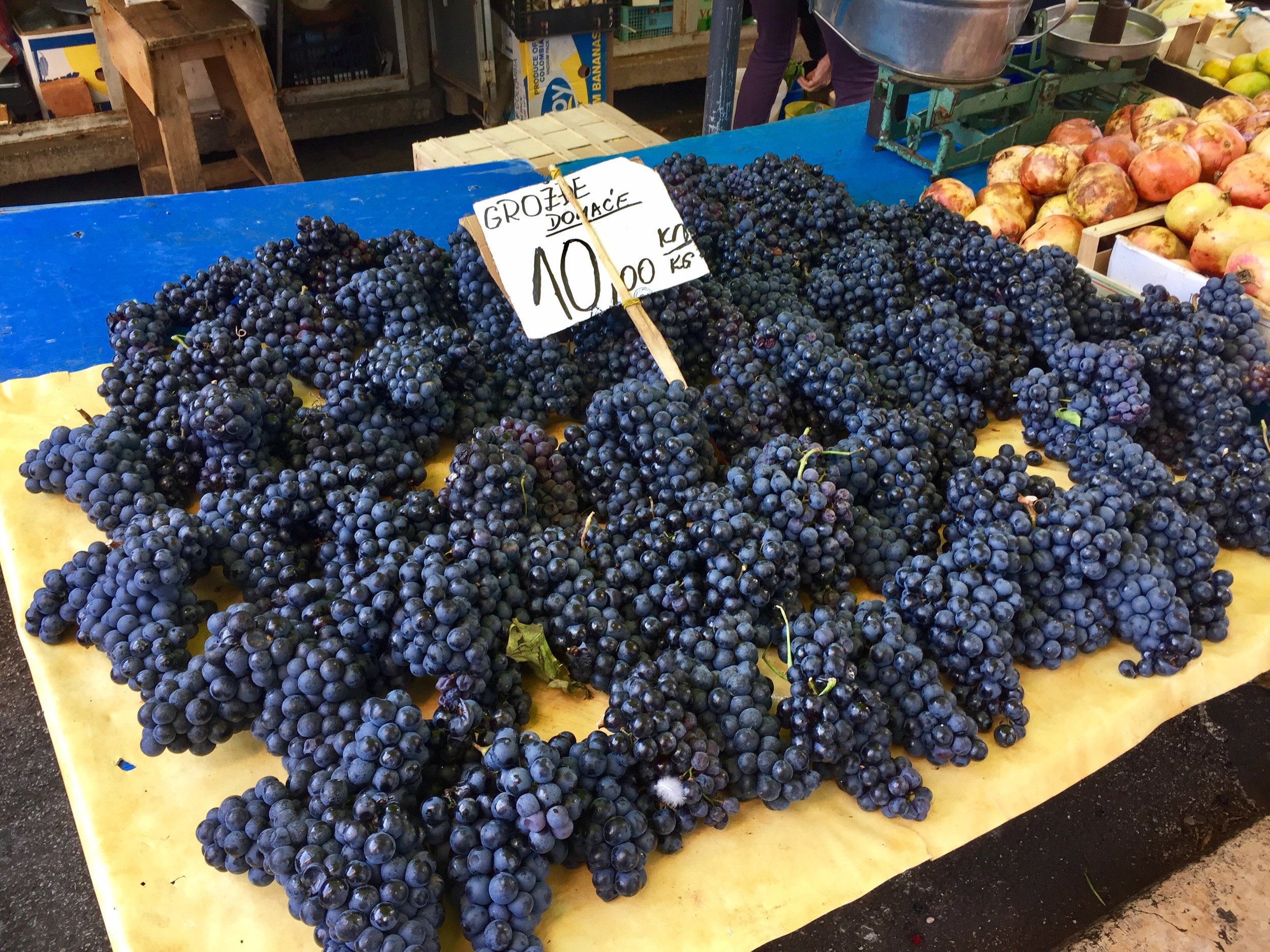 Fresh produce at the market