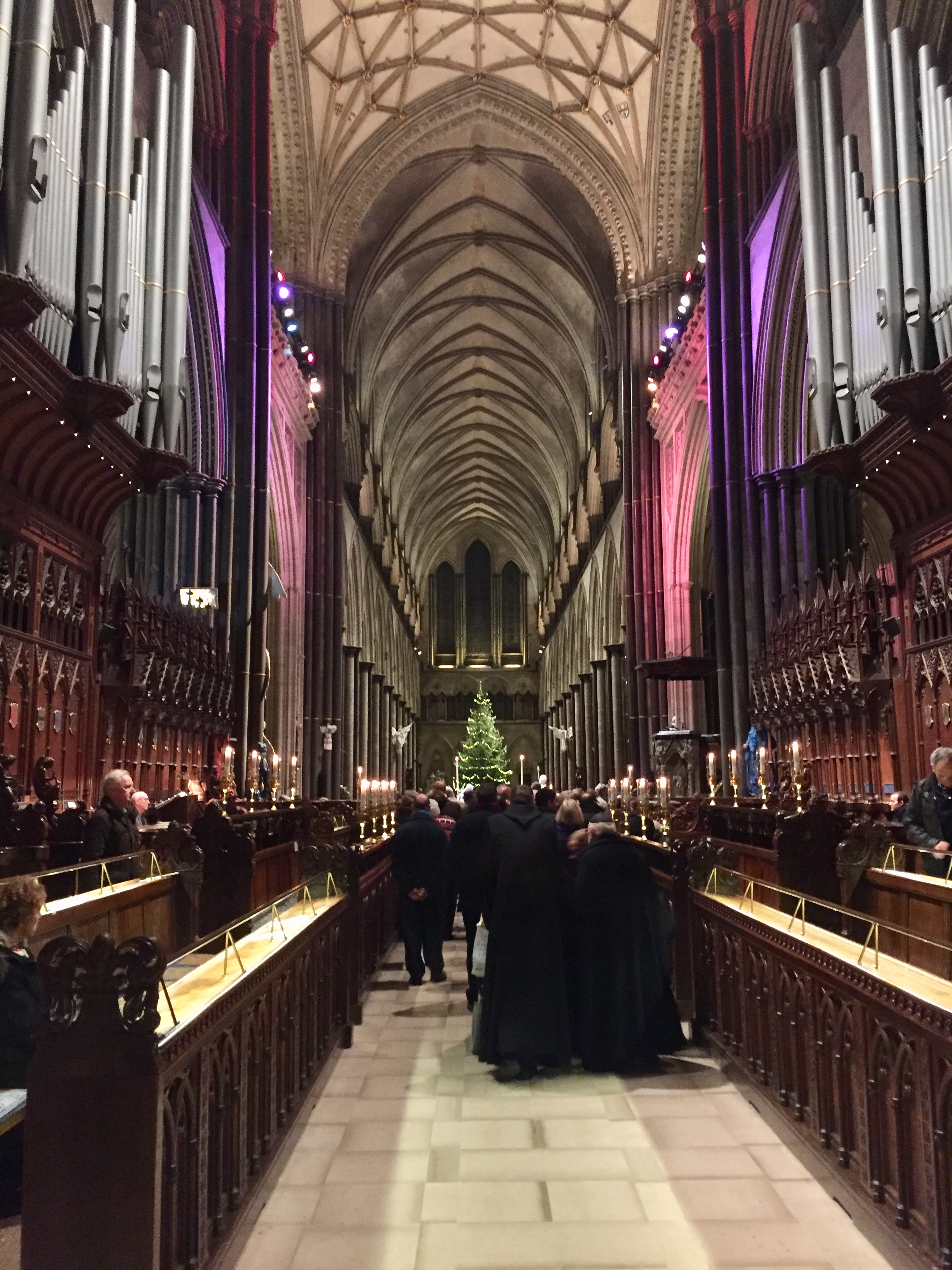 Salisbury Cathedral Christmas Eve