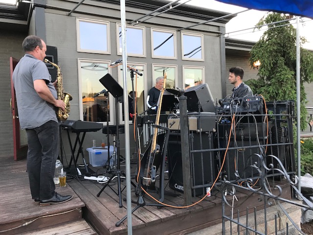 3 generations playing with Rich Ball's Good Vibes band at TJ's in Wooster, Ohio