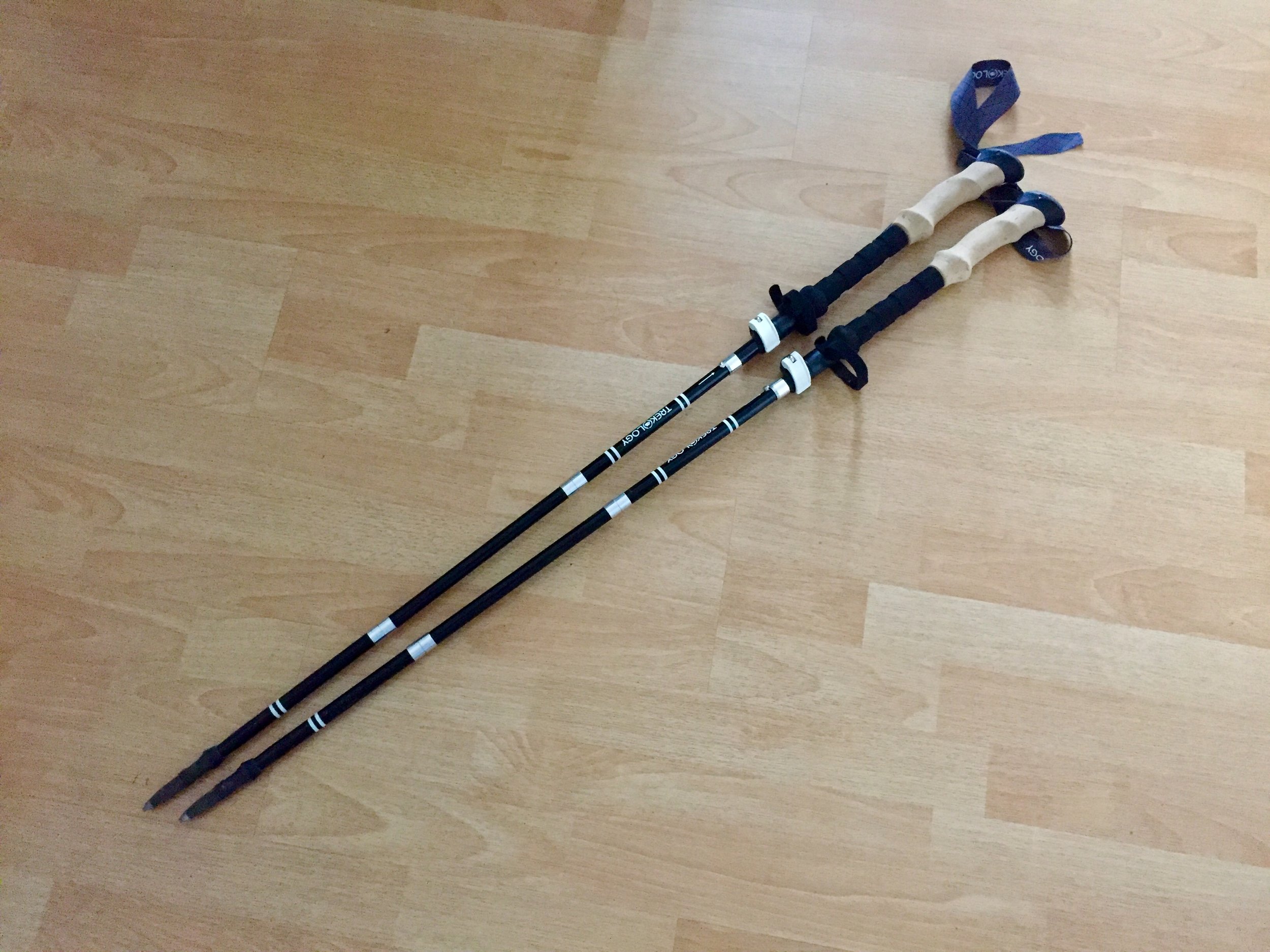 Trekology hiking poles extended