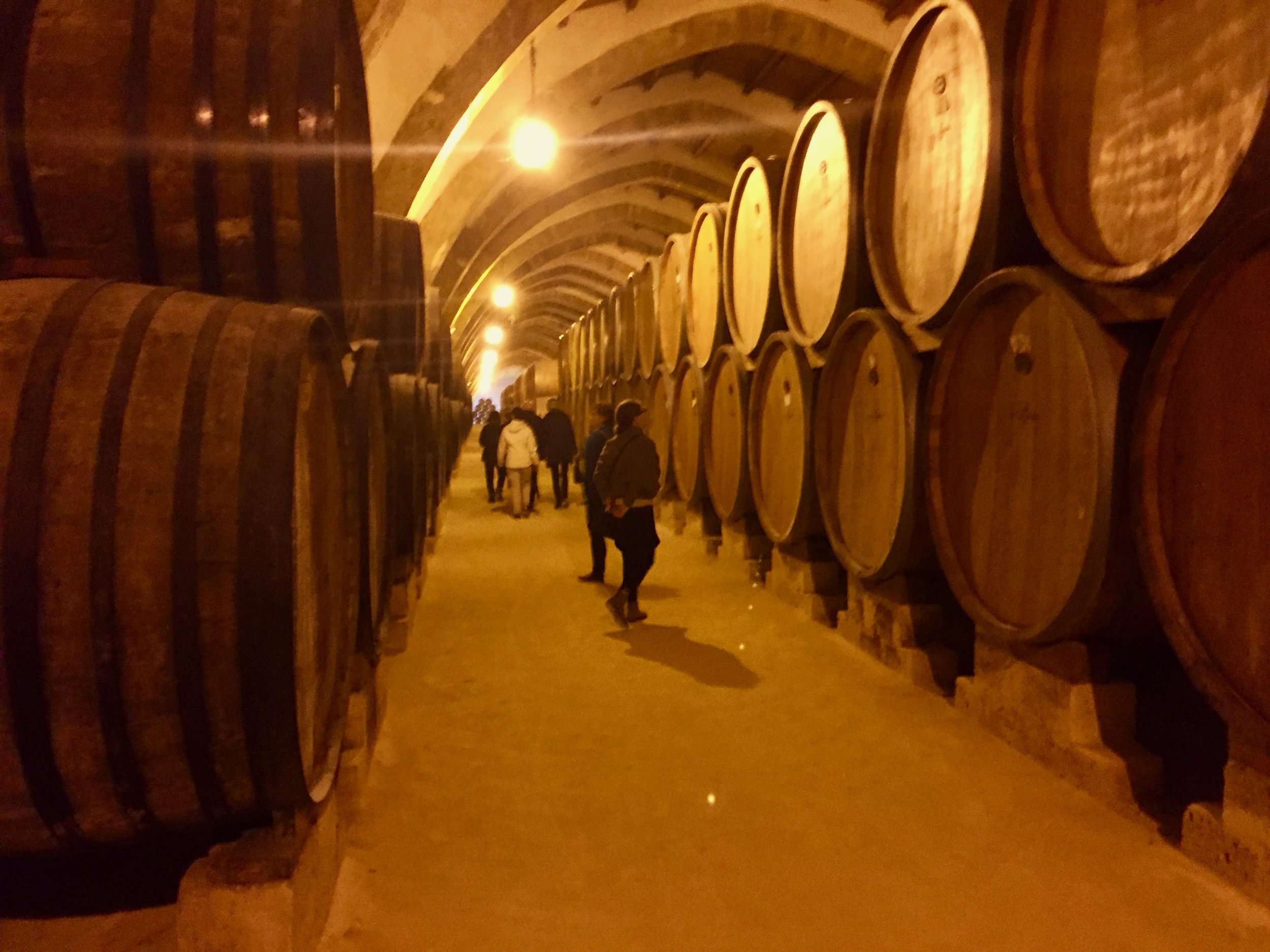 Florio’s huge Marsala barrel room
