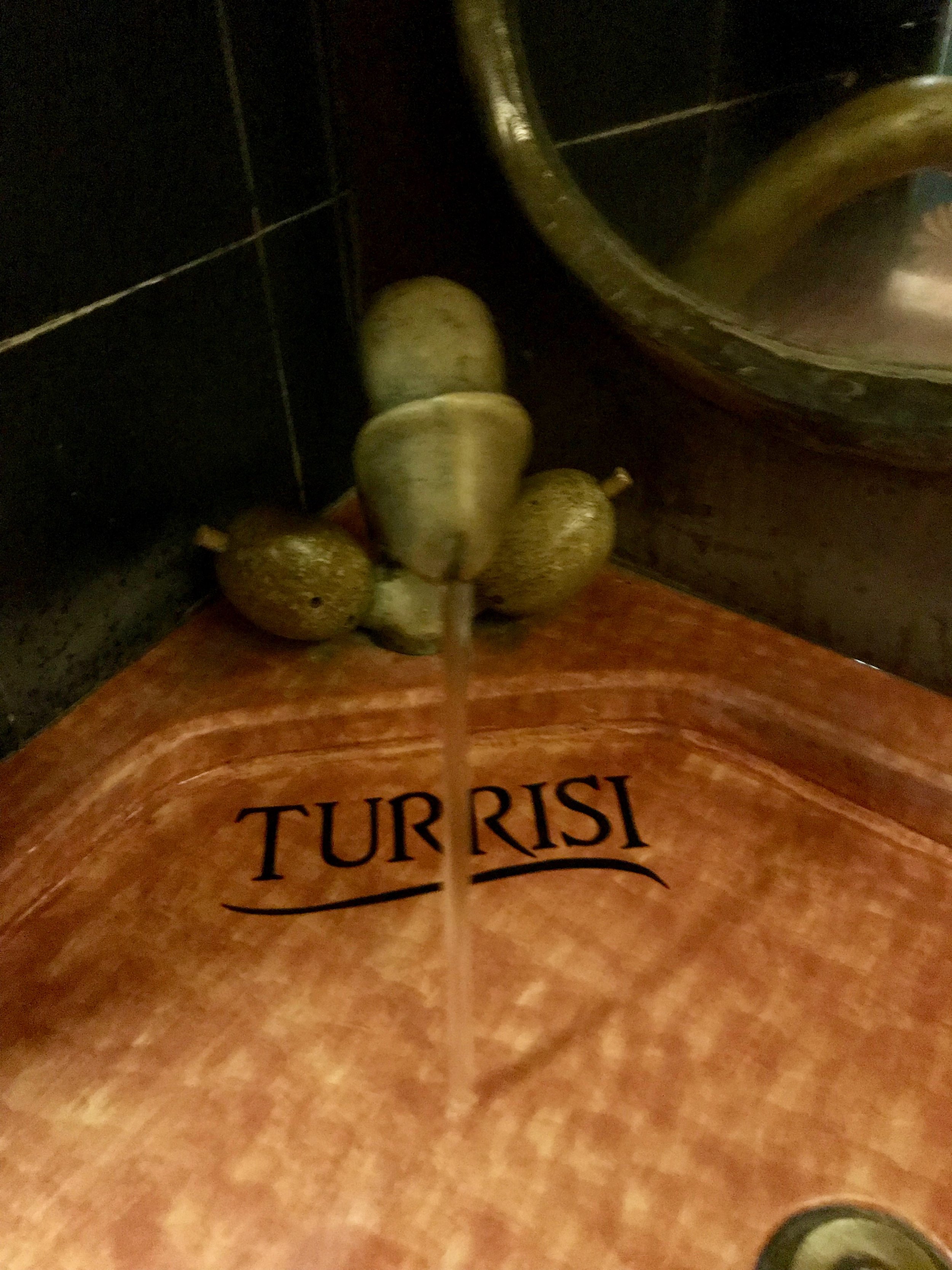 Penis faucet at Turrisi