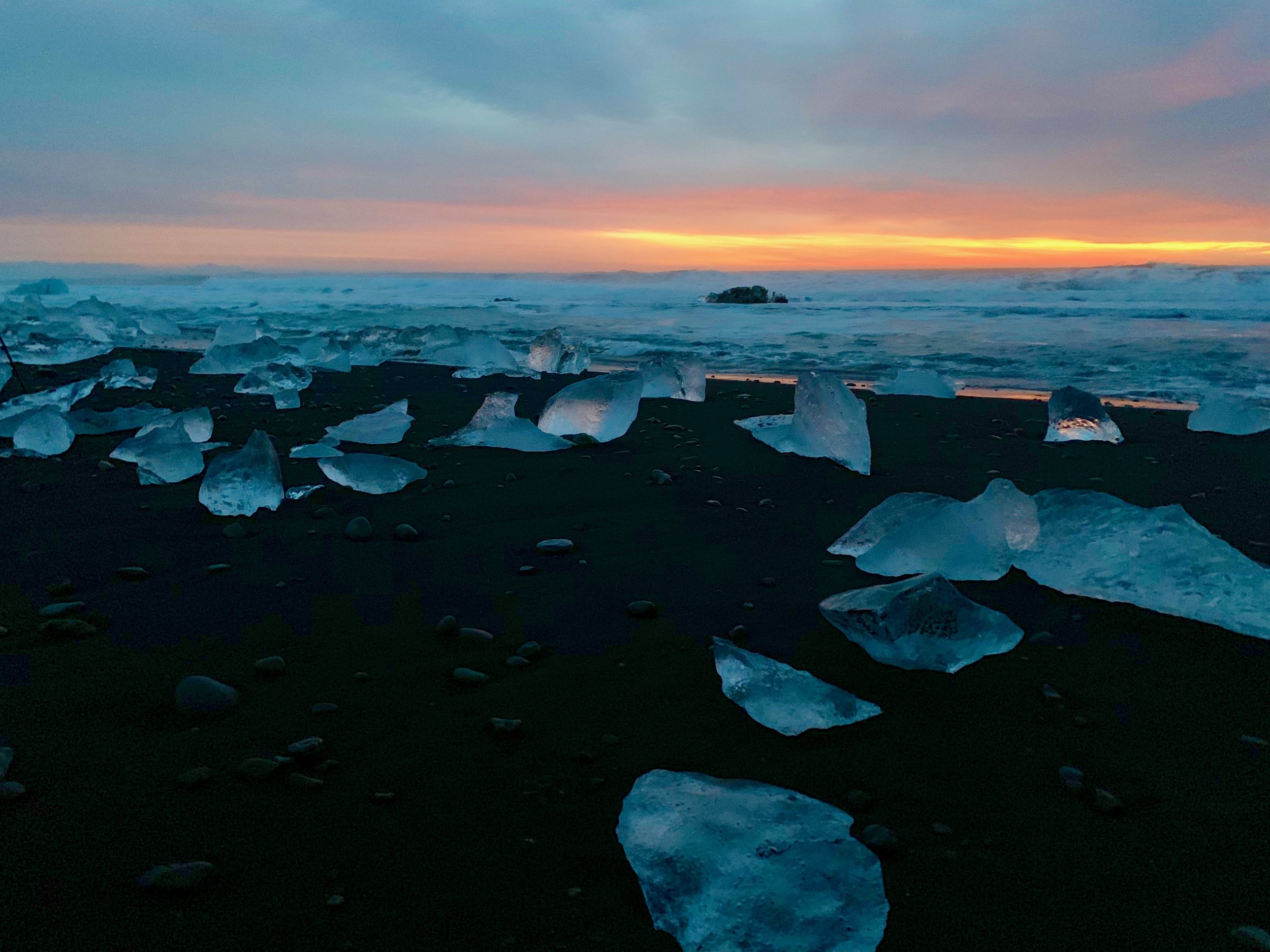 Sunrise at Diamond Beach
