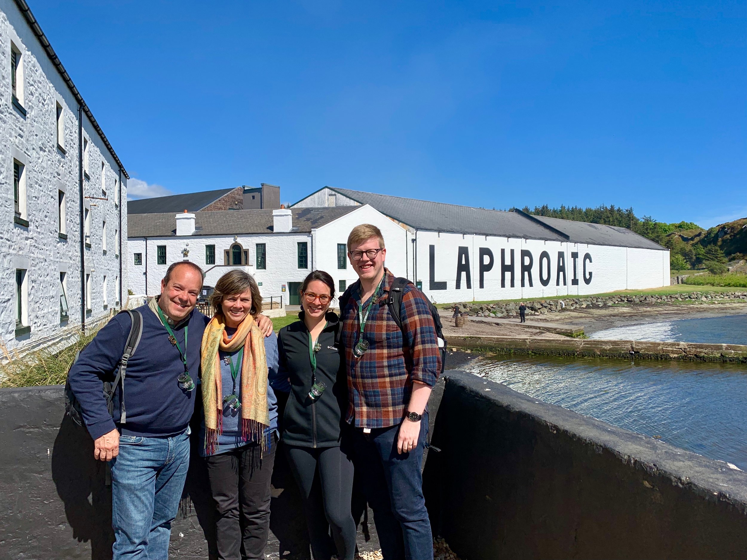 Laphroaig distillery on Islay