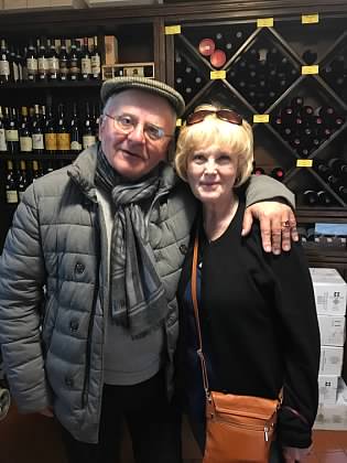 Ghino with one of our guests