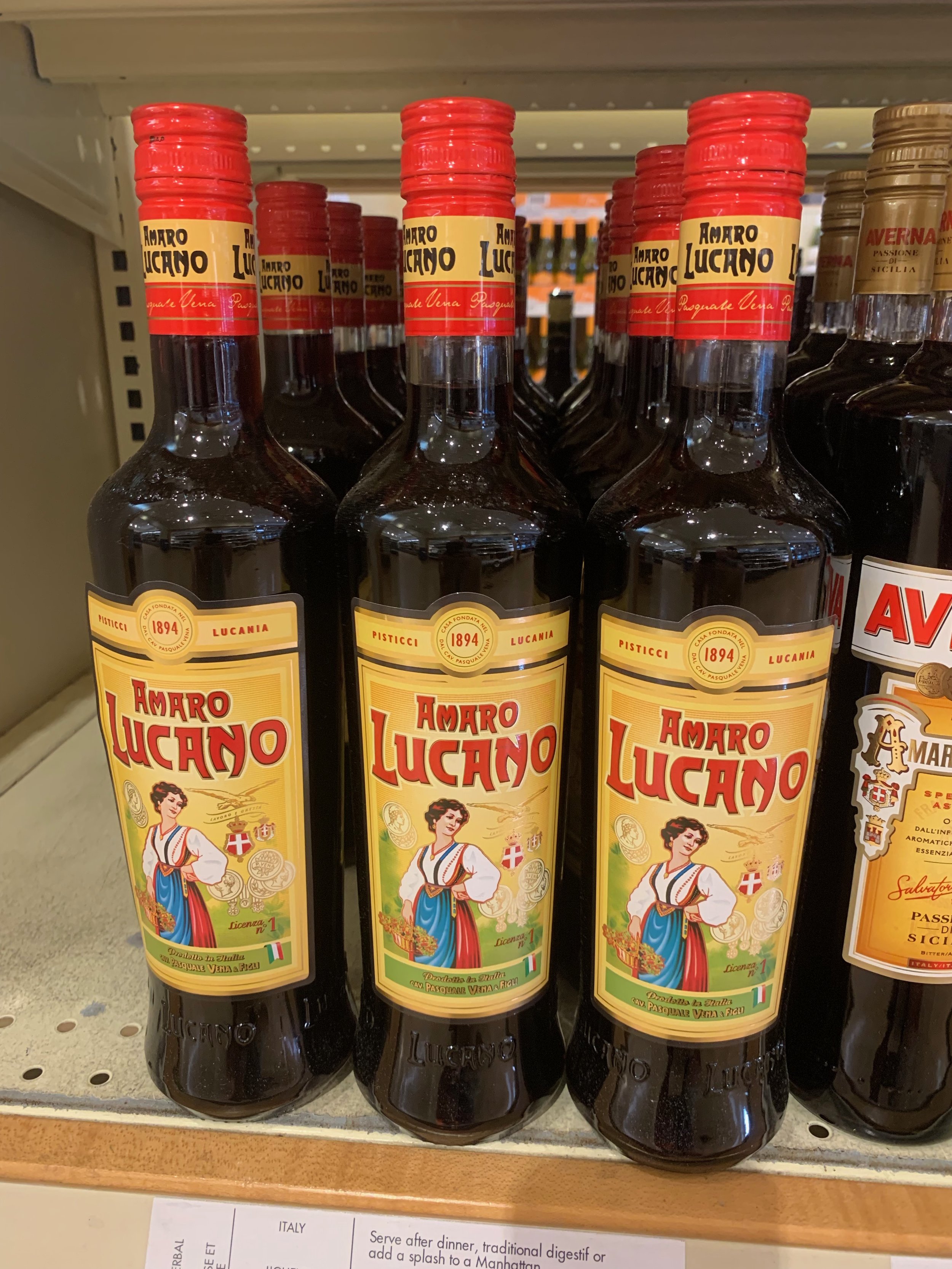 Some other Italian bitter liqueurs 