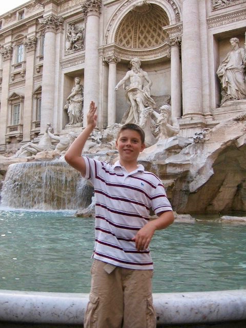 Toss a coin in the Trevi Fountain