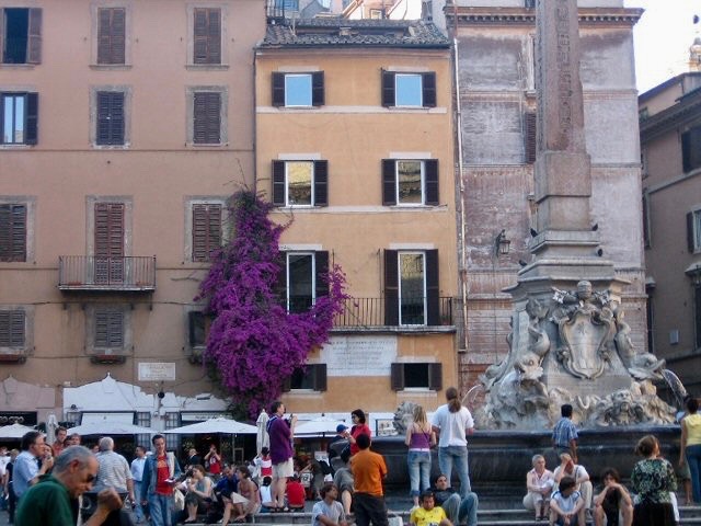 The beautiful Campo de’ Fiori in Spring