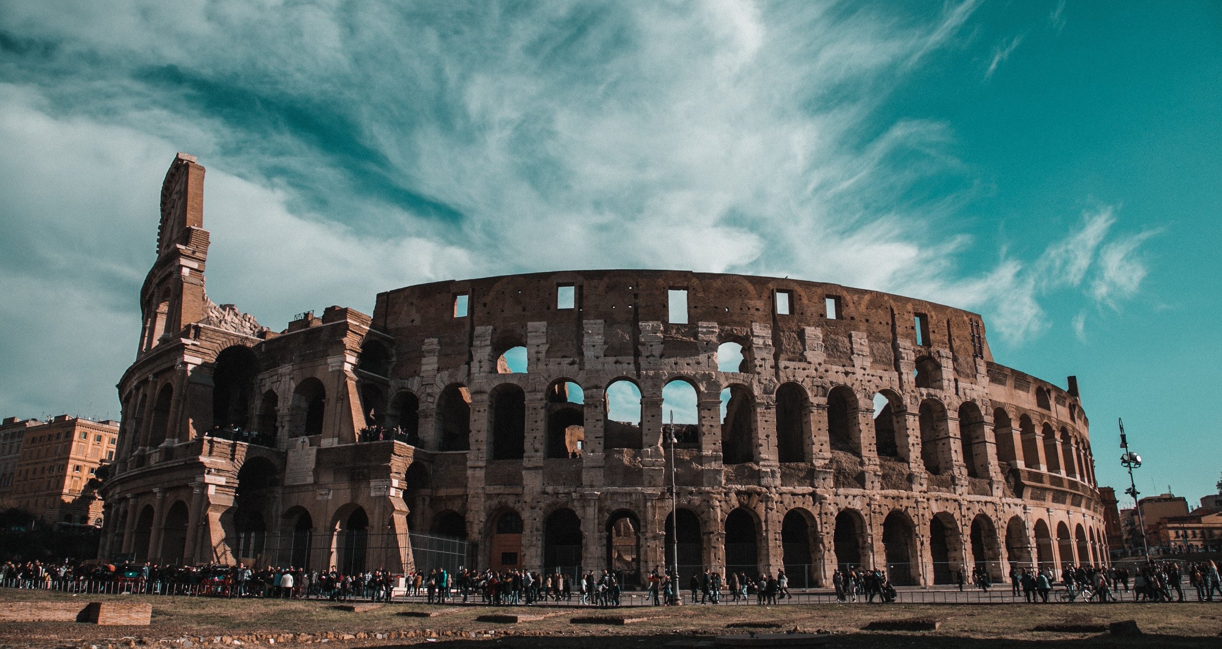 The iconic Roman Colosseum