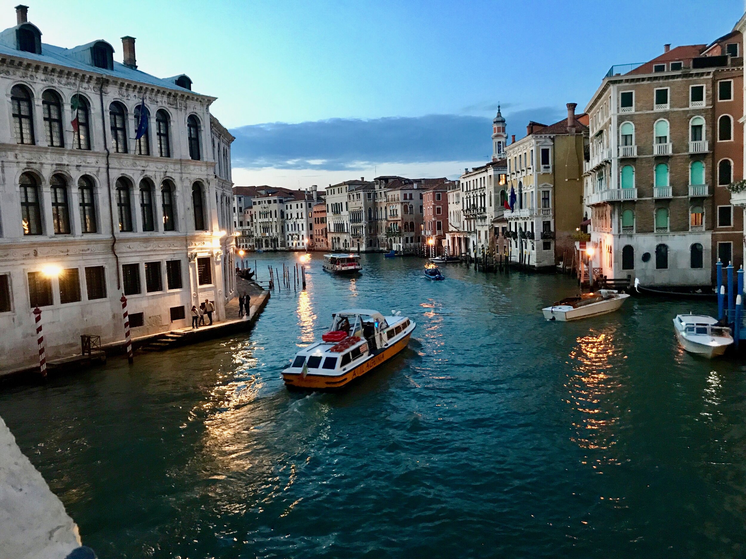 The romantic Grand Canal of Venice, Italy