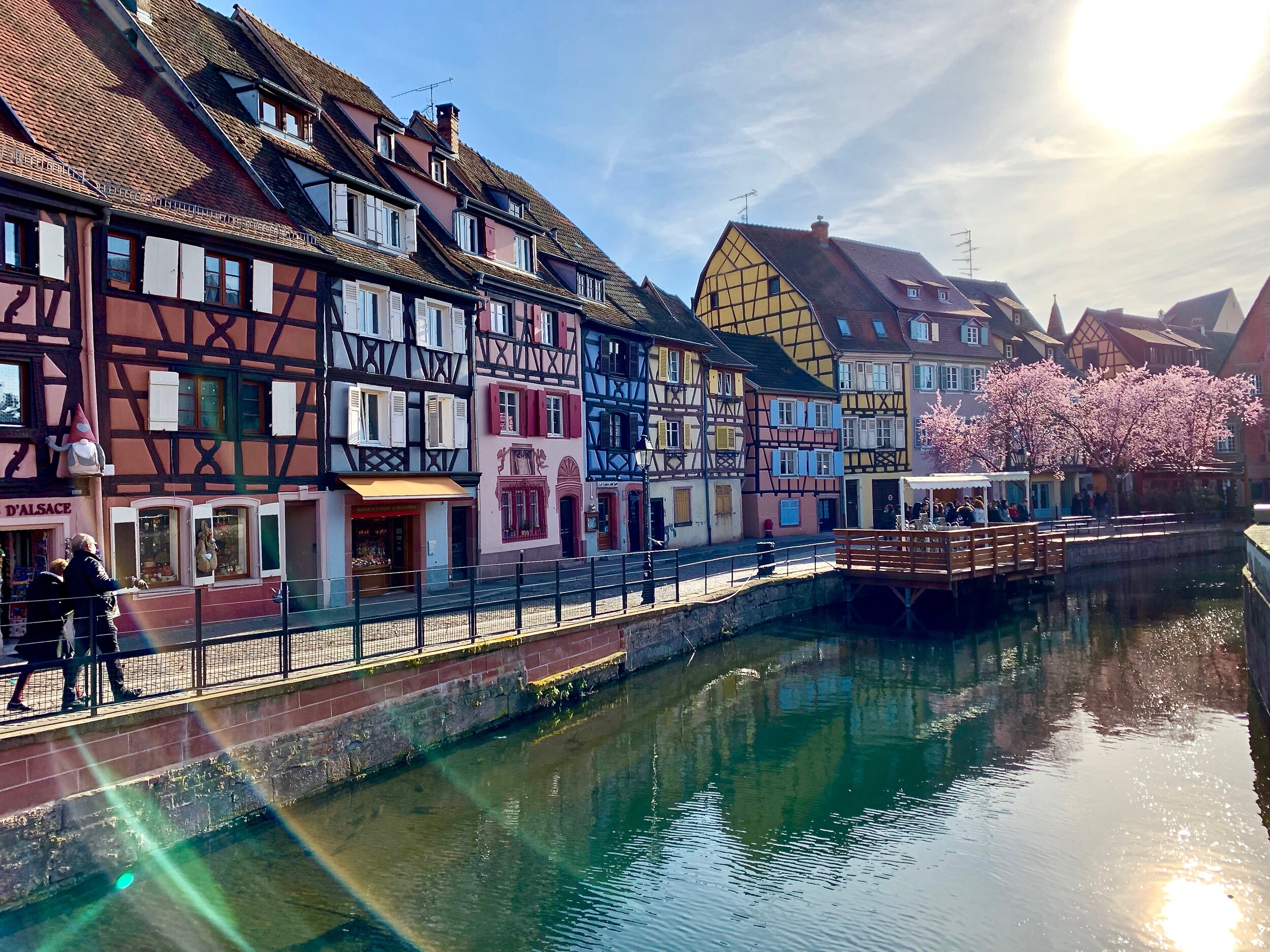 The picture book city of Colmar in the Alsace region of France